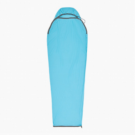 Schlafsackeinlage Sea to Summit Breeze Liner Mummy Compact blau Blue Atoll