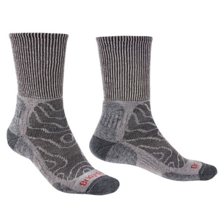 Herrensocken Bridgedale LW Comfort Boot Original grau 806 Grey