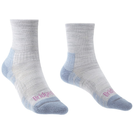 Damensocken Bridgedale Hike LW MP 3/4 Crew Women's hellblau Grey/SmokyBlue/