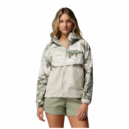 Damen-Windjacke Columbia Spire Valley™ Printed Windbreaker