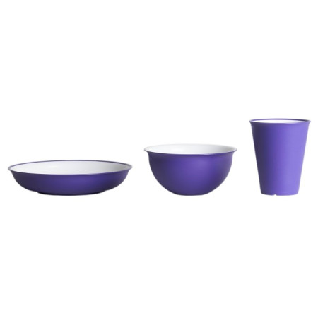 Geschirrset Omada Sanaliving Set 3pcs lila Violacon
