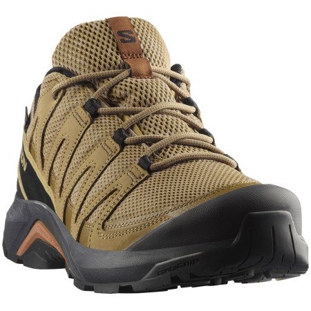 Wanderschuhe Salomon X-Adventure Recon Gore Tex braun Kelp / Kelp / Sierra