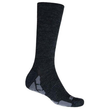 Socken Sensor Hiking Merino schwarz/grau