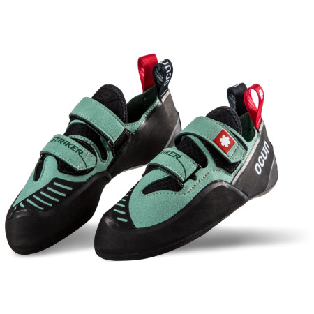 Kletterschuhe Ocún Striker Qc hellgrün/schwarz Green Malachite
