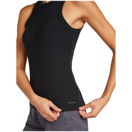 Damenunterhemd Icebreaker W Mer Rib Lotus Tank