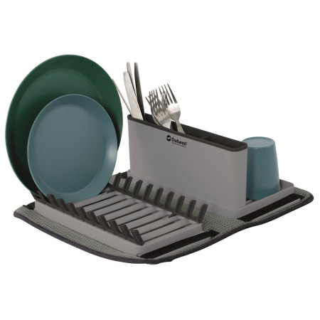 Geschirrabtropfer Outwell Dunton Foldable Dish Rack grau/schwarz