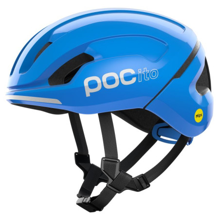 Fahrradhelm POC POCito Omne MIPS blau Fluorescent Blue