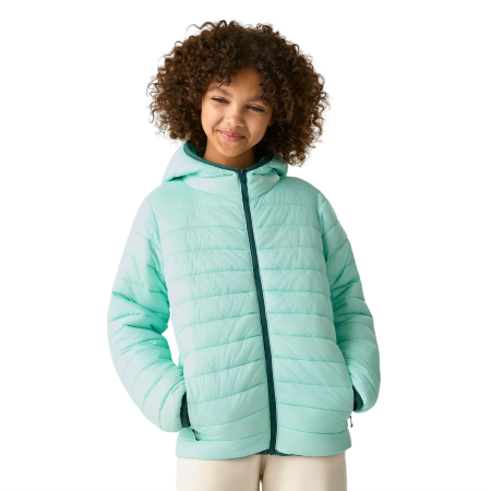 Kinder Winterjacke Regatta Junior Hooded Marizion Water Ballet hellblau Water Ballet