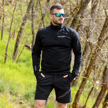 Herren Funktions-Sweatshirt Progress Torez Zip Merino