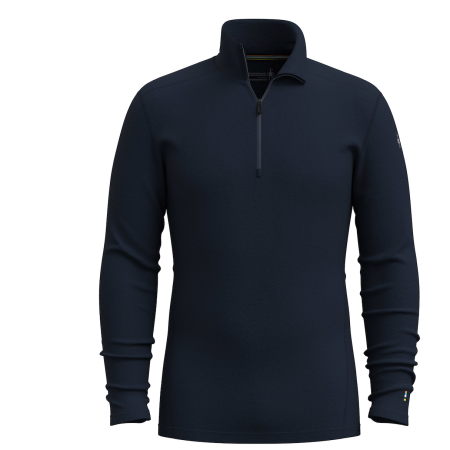 Herren-Funktionsshirt Smartwool M Classic Thermal Merino Base Layer 1/4 Zip dunkelblau DEEP NAVY