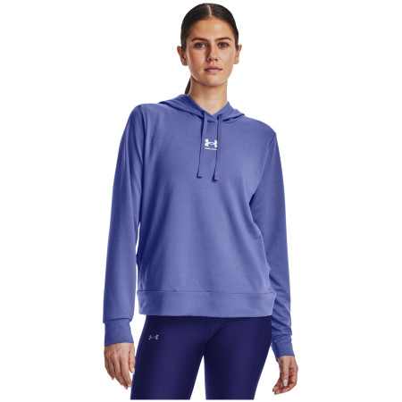 Damen-Sweatshirt Under Armour Rival Terry Hoodie 2024 hellblau Baja Blue / / White