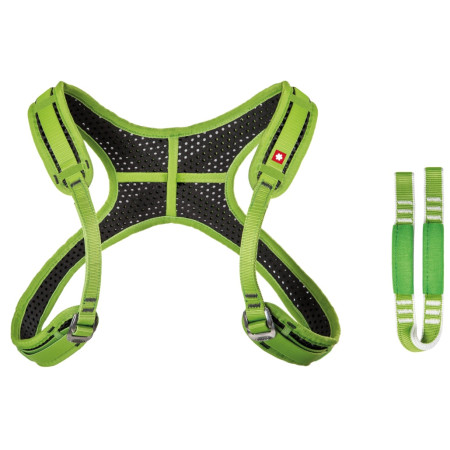 Kletterbrustgurt Ocún Webee Chest Lite + Tie-In Sl. grün/schwarz Green/Black