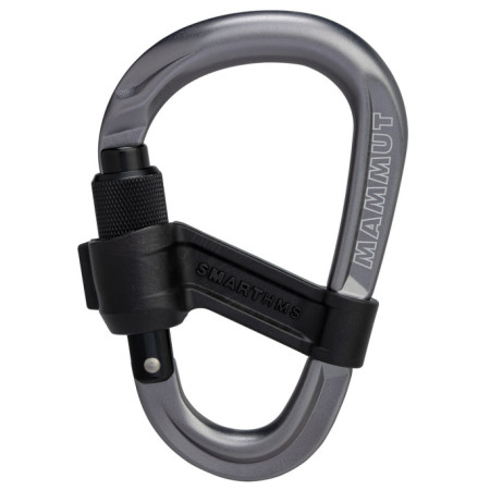 Karabiner Mammut Smart HMS 2.0 Screwgate Carabiner grau 1502 - Screw Gate, grey