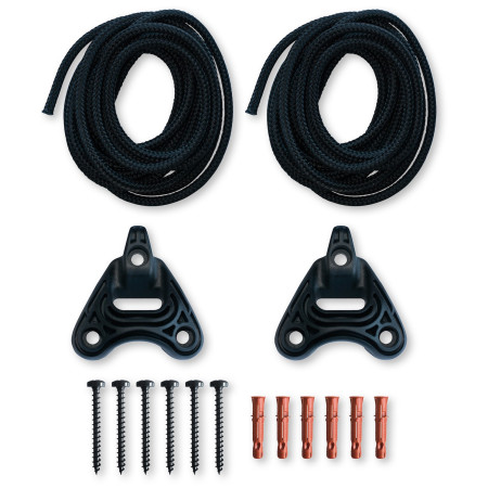Befestigungsmaterial La Siesta Uchycení sítě Home Rope schwarz Black