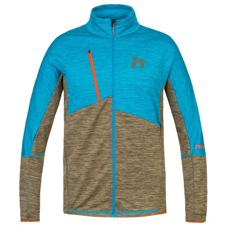 Herren Funktions-Sweatshirt Hannah Niro blau/grün faience/mayfly mel