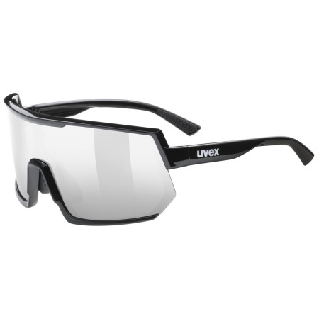 Sonnenbrille Uvex Sportstyle 235 schwarz lack / Mirror Silver