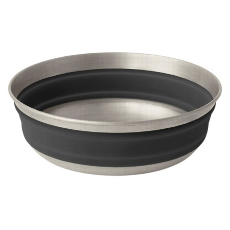 Faltbare Schüssel Sea to Summit Detour Stainless Steel Collapsible Bowl M grau Beluga Black
