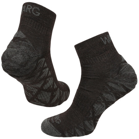 Socken Warg Endurance Merino Mid braun Brown
