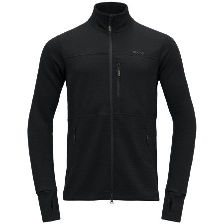 Herren Funktions-Sweatshirt Devold Thermo Wool Jkt Man schwarz Caviar
