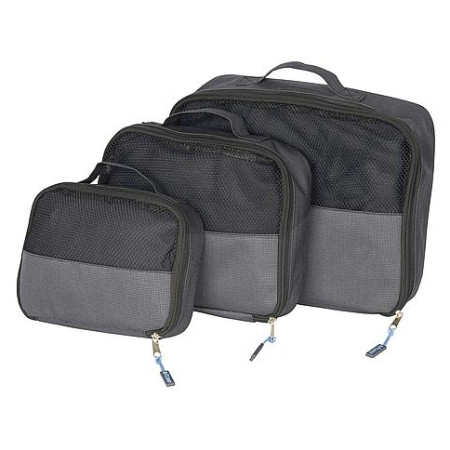 Reise-Organizer Bo-Camp Travel Pack Cubes 3 schwarz
