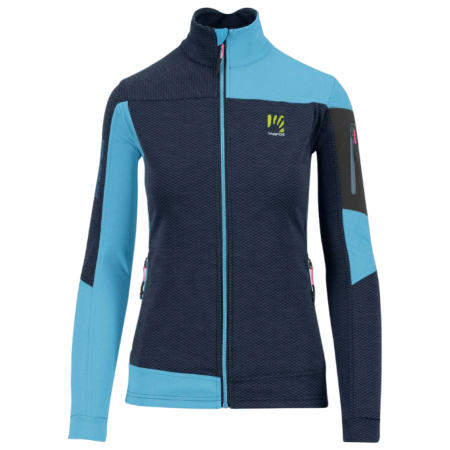 Damen Funktions-Sweatshirt Karpos Cherz W Fleece blau Midnight/Blue Atoll