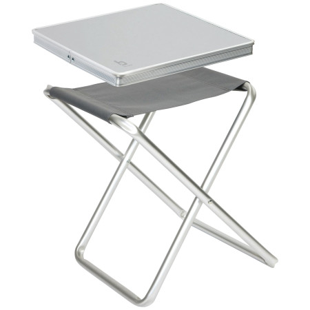Stuhl / Tisch Bo-Camp Stool top - Foldable grau