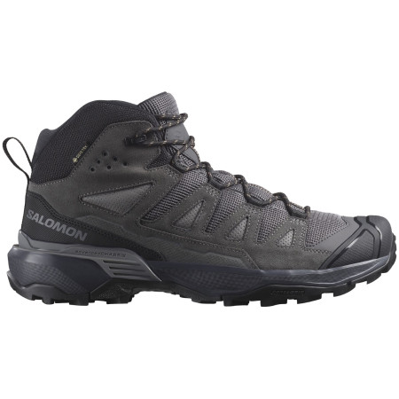 Herrenschuhe Salomon X Ultra 360 Leather Mid Gore-Tex grau Castlerock / Asphalt / Kelp