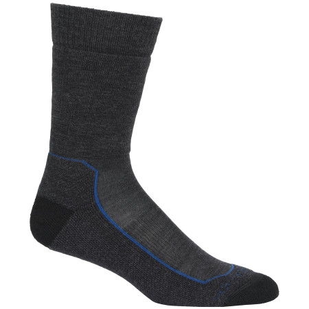 Herrensocken Icebreaker Mens Hike+ Medium Crew grau/blau JetHthr