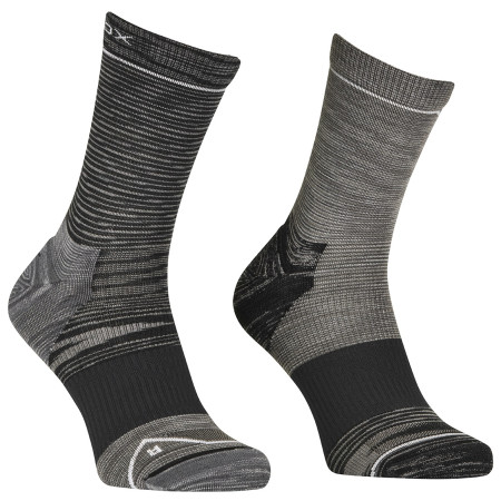 Herrensocken Ortovox Alpine Mid Socks M schwarz/grau Black Raven