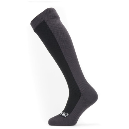 Wasserdichte Socken SealSkinz Worstead 2023 schwarz/grau black/grey