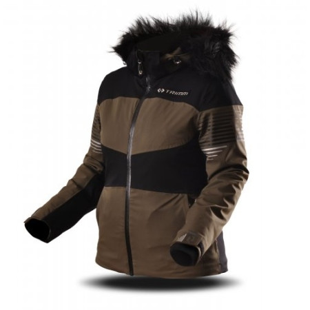 Damenjacke Trimm Valona grün khaki/ black