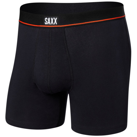 Boxershorts Saxx Non-Stop Stretch Cotton Boxer Brief Fly schwarz Black