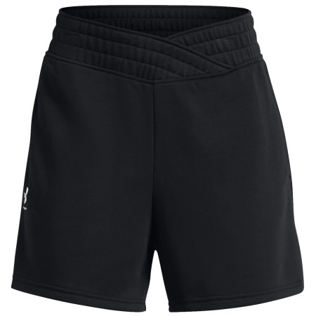 Damenshorts Under Armour Rival Terry Short 2024 schwarz Black/White