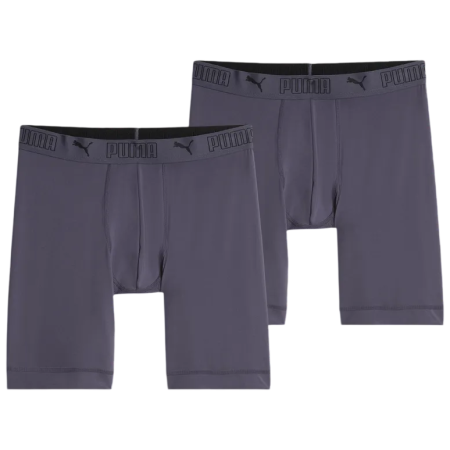 Herren-Boxershorts Puma Sport Microfiber Long Boxer 2P