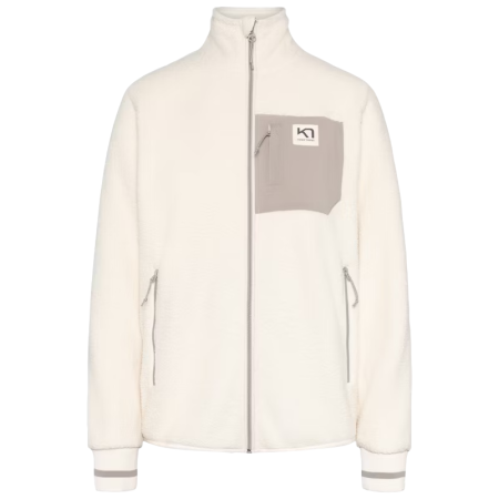 Damen-Sweatshirt Kari Traa Rothe Midlayer beige BJERK