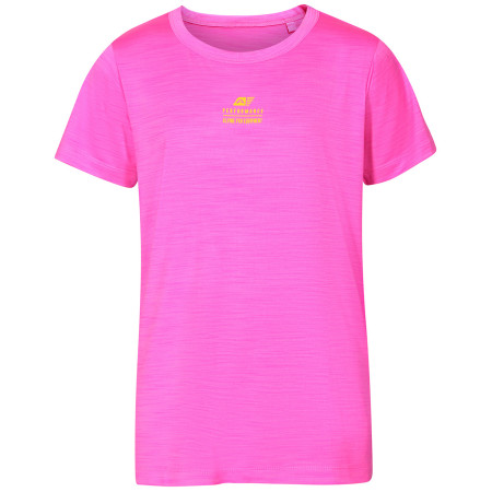 Kinder-T-Shirt Alpine Pro Basiko rosa neon pink