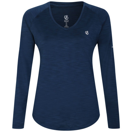 Damen-T-Shirt Dare 2b Discern Tee blau/weiß MoonLt Denim