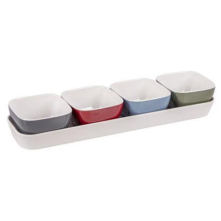 Schüssel-Set Bo-Camp Snackset 4 100% Malamine mix3 Multicolor