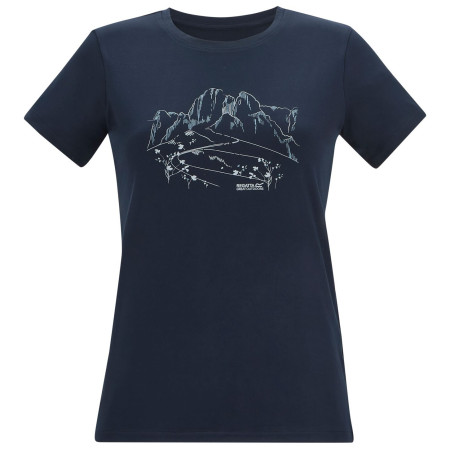 Damen-T-Shirt Regatta Womens Fingal Stretch dunkelblau Navy
