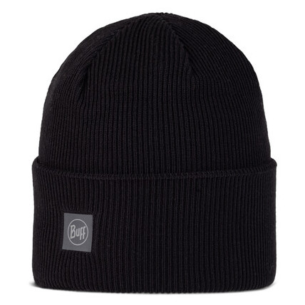 Mütze Buff Crossknit Beanie schwarz SOLID BLACK