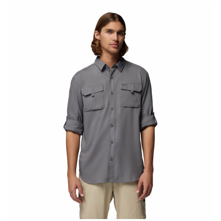 Herrenhemd Columbia Silver Ridge™ Utility II LS Shirt grau City Grey