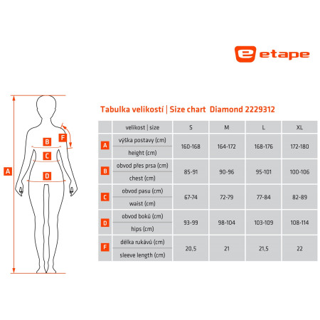 Damen-Radtrikot Etape Diamond