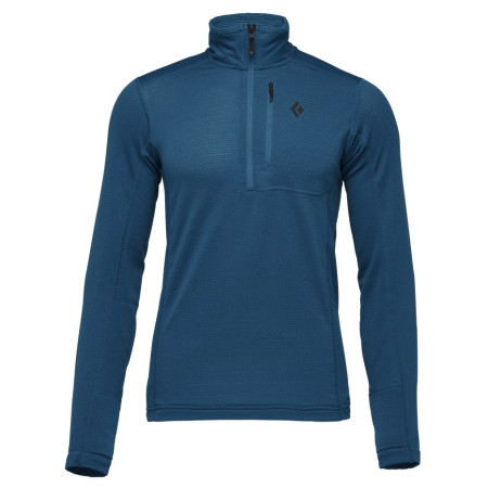 Herren-Sweatshirt Black Diamond Coefficient LT QZ PO blau Black