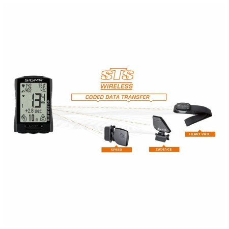 Fahrradcomputer Sigma BC 23.16 STS/CAD kabellos