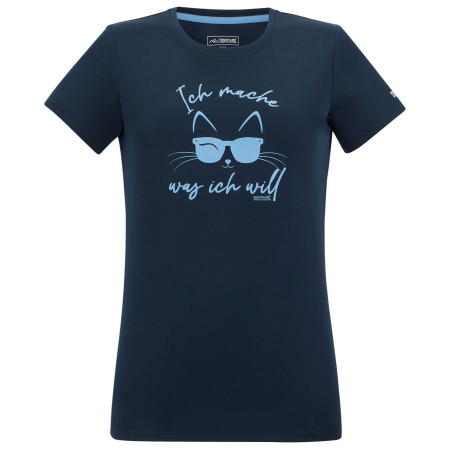 Damen-T-Shirt Regatta Women’s Fingal Slogan dunkelblau Navy
