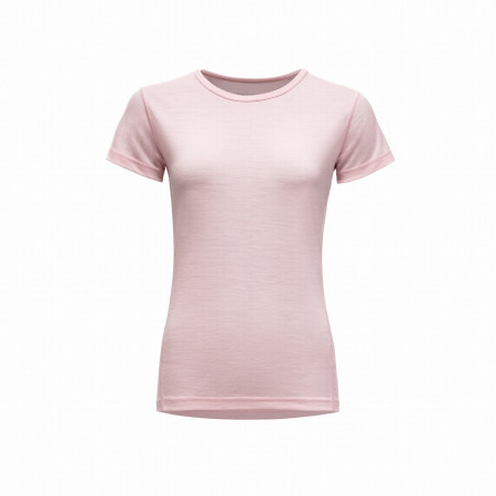 Damen-T-Shirt Devold Breeze Merino 150 T-Shirt Wmn hellrosa CHALK PINK