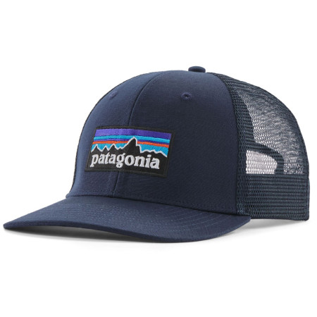Baseballmütze Patagonia P-6 Logo Trucker Hat blau/grau New Navy