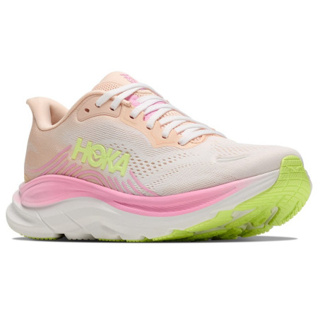 Damen Laufschuhe Hoka Clifton 11 rosa/weiß Tangerine Glow / White