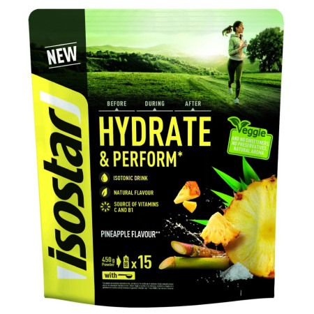 Isotonisches Pulver Isostar Hydratace & Výkon 450 g gelb