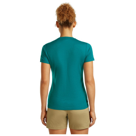 Damen-T-Shirt Icebreaker Women Merino 150 Tech Lite SS Tee Hike Path